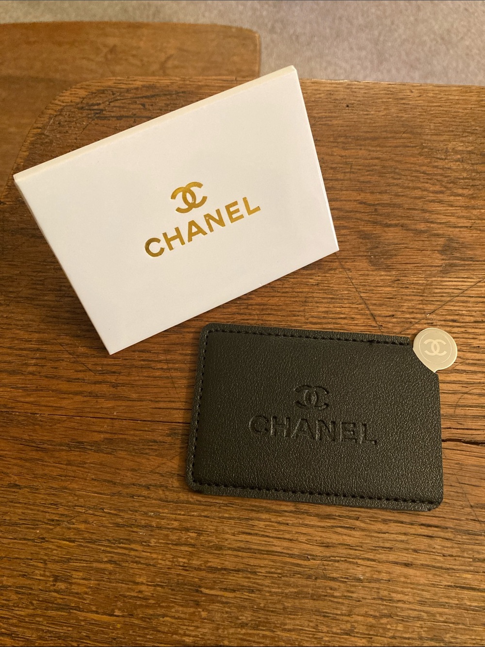 CHANEL Slim Card Holder/Mirror NIB
